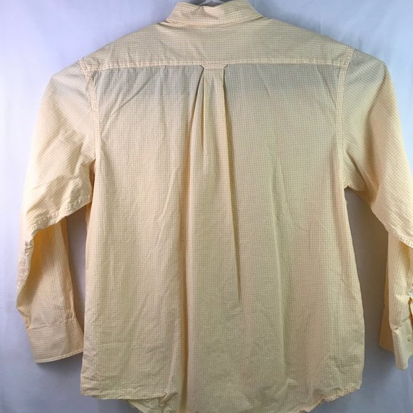 IZOD Yellow & White Check Button Shirt - Picture 8 of 8